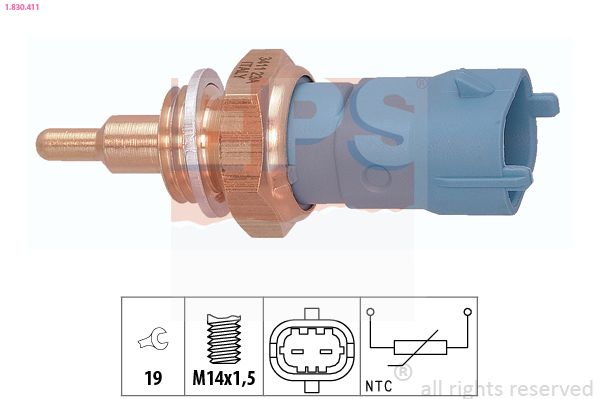 Senzor,temperatura lichid de racire EPS-1830 411 MDR